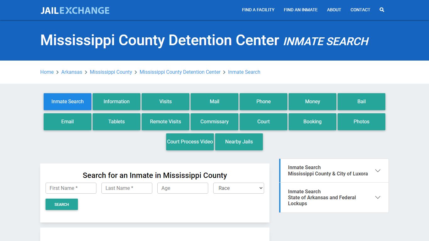 Mississippi County Detention Center Inmate Search - Jail Exchange