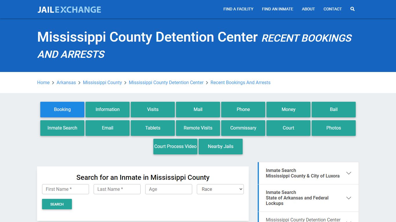 Mississippi County Detention Center Recent Bookings And Arrests